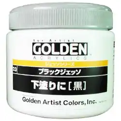 GOLDEN アクリリックス 23ブラックジェッソ 350mL の商品画像です