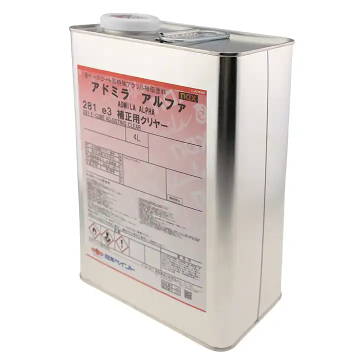 日本ペイント nax アドミラアルファ AD281 補正用クリヤー4Ｌ の商品画像です