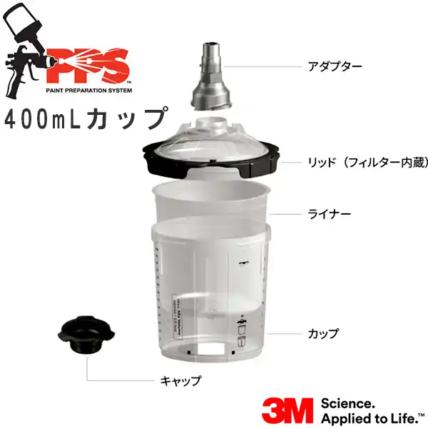 スリーエム 3M PPS シリーズ2.0 対応 400mL シリーズ の商品画像です