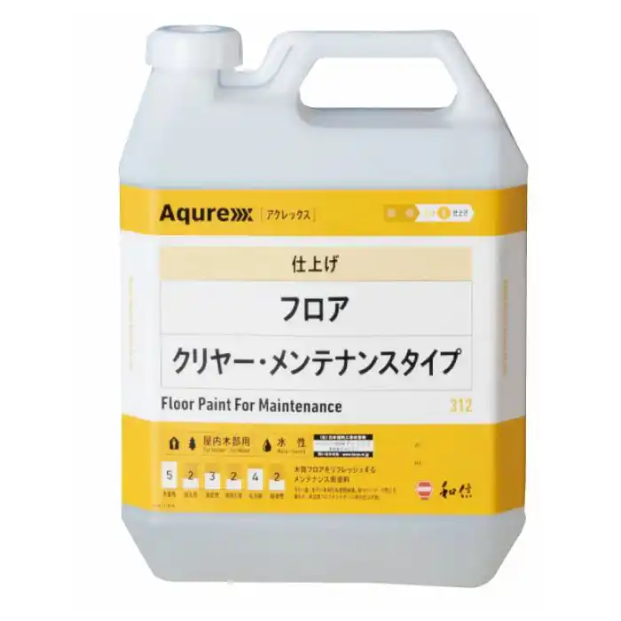 和信化学 312 アクレックス 木質フロア用 メンテナンス用クリヤー の商品画像です