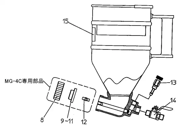 アネスト岩田 MG-4C 部品 の商品画像です