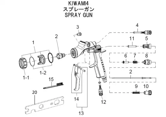 アネスト岩田 KIWAMI4-V16WB2 部品  の商品画像です